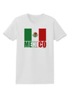 Mexican Flag - Mexico Text Womens T-Shirt by TooLoud-Womens T-Shirt-TooLoud-White-X-Small-Davson Sales