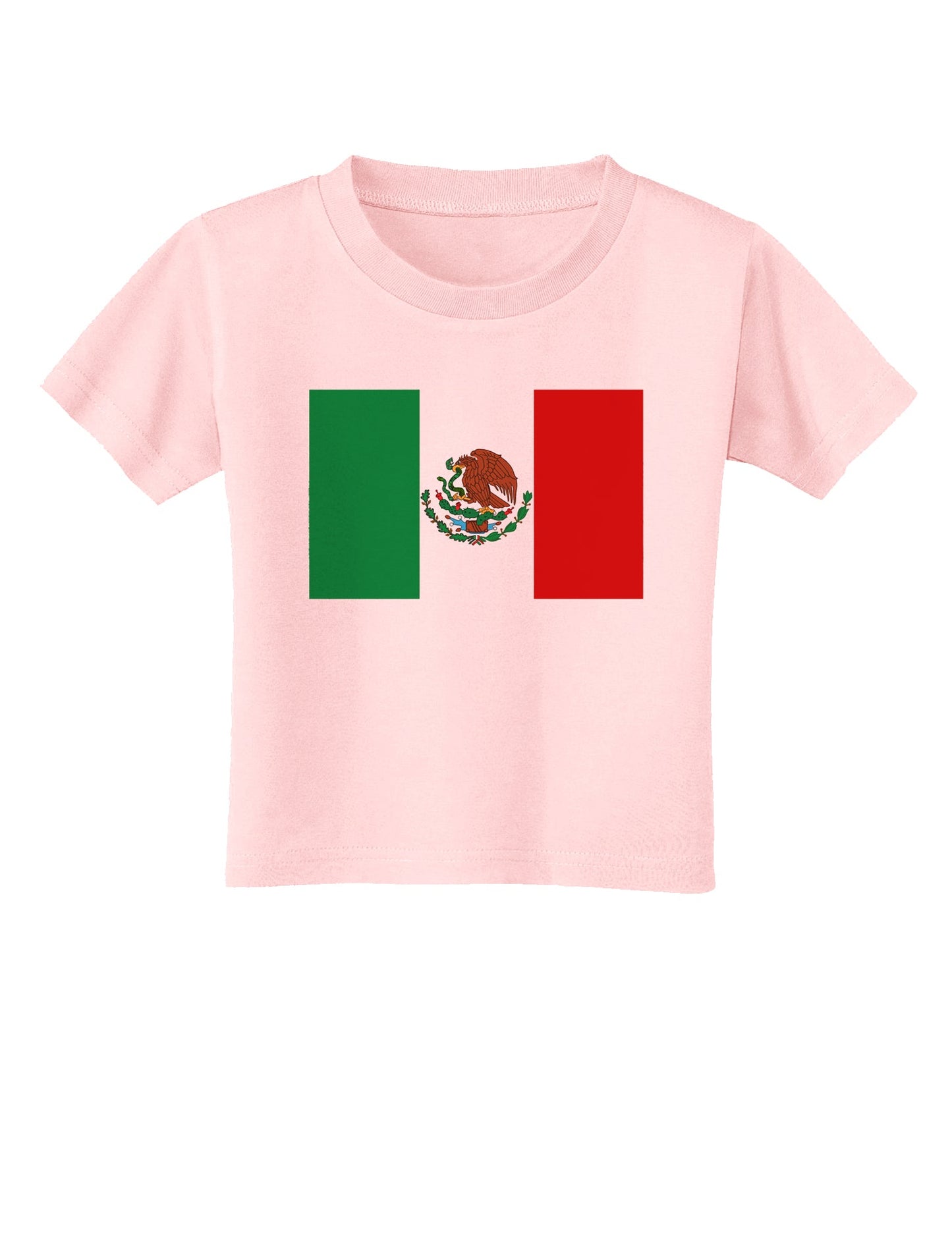 Mexican Flag Toddler T-Shirt-Toddler T-Shirt-TooLoud-Light-Pink-2T-Davson Sales