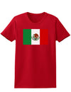 Mexican Flag Womens Dark T-Shirt-TooLoud-Red-X-Small-Davson Sales