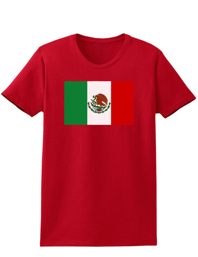 Mexican Flag Womens Dark T-Shirt-TooLoud-Red-X-Small-Davson Sales