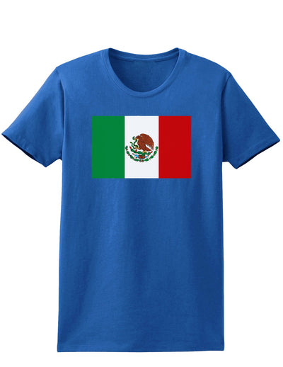 Mexican Flag Womens Dark T-Shirt-TooLoud-Royal-Blue-X-Small-Davson Sales