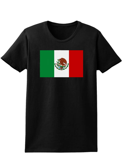 Mexican Flag Womens Dark T-Shirt-TooLoud-Black-X-Small-Davson Sales