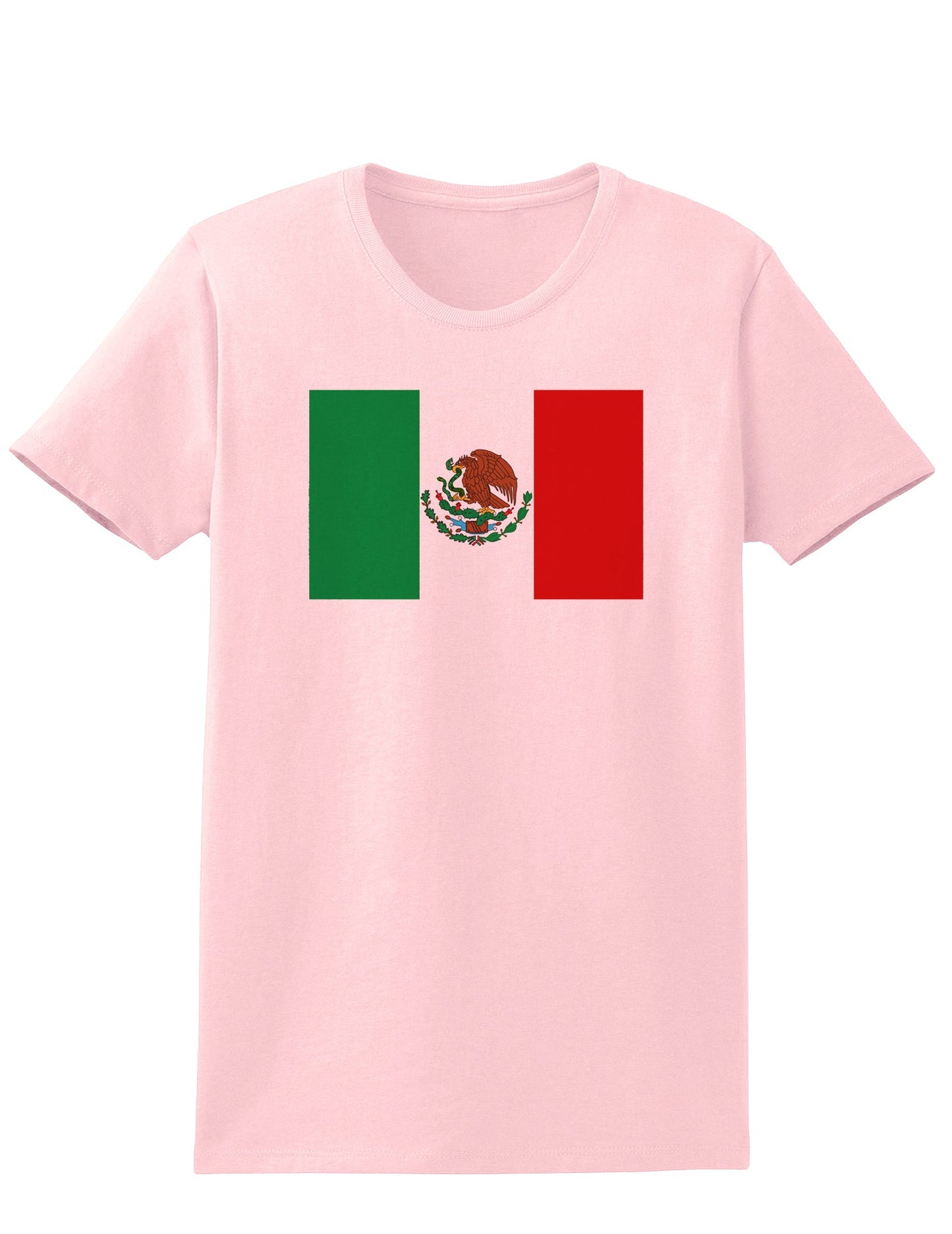 Mexican Flag Womens T-Shirt-Womens T-Shirt-TooLoud-PalePink-X-Small-Davson Sales