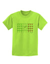Mexican Flag of Margaritas Childrens T-Shirt by TooLoud-Childrens T-Shirt-TooLoud-Lime-Green-X-Small-Davson Sales