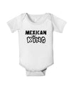 Mexican King - Cinco de Mayo Baby Romper Bodysuit-Baby Romper-TooLoud-White-06-Months-Davson Sales