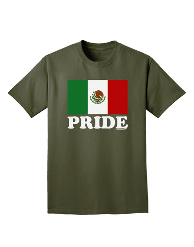 Mexican Pride - Mexican Flag Adult Dark T-Shirt by TooLoud-Mens T-Shirt-TooLoud-Military-Green-Small-Davson Sales