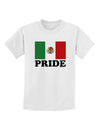 Mexican Pride - Mexican Flag Childrens T-Shirt by TooLoud-Childrens T-Shirt-TooLoud-White-X-Small-Davson Sales