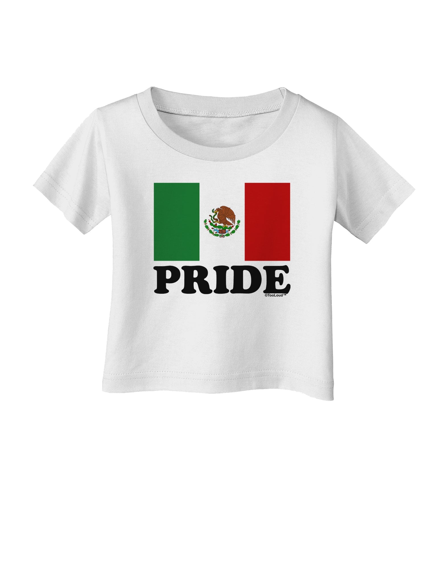 Mexican Pride - Mexican Flag Infant T-Shirt by TooLoud-Infant T-Shirt-TooLoud-White-06-Months-Davson Sales