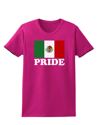 Mexican Pride - Mexican Flag Womens Dark T-Shirt by TooLoud-Womens T-Shirt-TooLoud-Hot-Pink-Small-Davson Sales