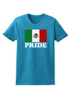 Mexican Pride - Mexican Flag Womens Dark T-Shirt by TooLoud-Womens T-Shirt-TooLoud-Turquoise-X-Small-Davson Sales