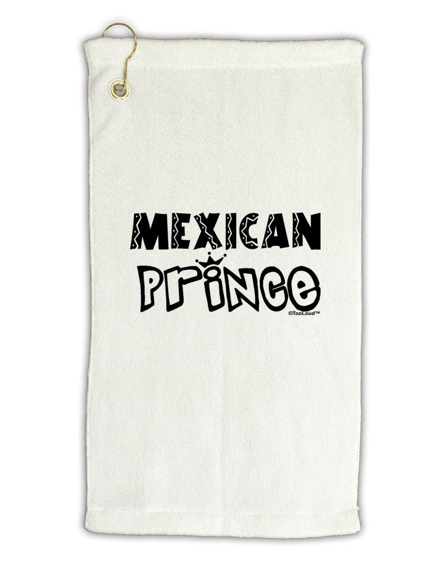 Mexican Prince - Cinco de Mayo Micro Terry Gromet Golf Towel 16 x 25 inch by TooLoud-Golf Towel-TooLoud-White-Davson Sales