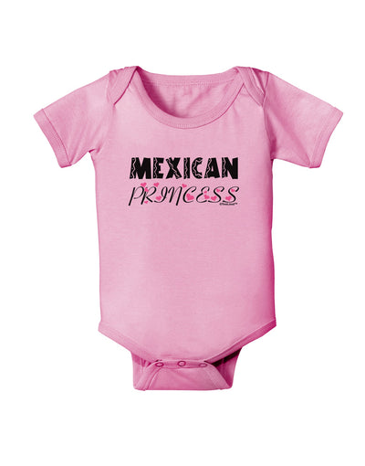 Mexican Princess - Cinco de Mayo Baby Romper Bodysuit by TooLoud-Baby Romper-TooLoud-Light-Pink-06-Months-Davson Sales