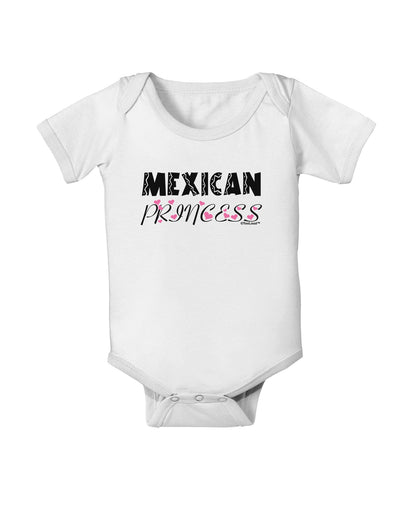 Mexican Princess - Cinco de Mayo Baby Romper Bodysuit by TooLoud-Baby Romper-TooLoud-White-06-Months-Davson Sales