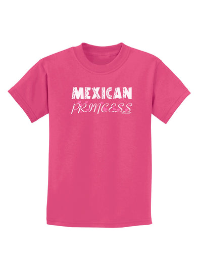 Mexican Princess - Cinco de Mayo Childrens Dark T-Shirt by TooLoud-Childrens T-Shirt-TooLoud-Sangria-X-Small-Davson Sales