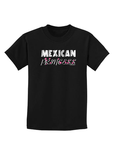 Mexican Princess - Cinco de Mayo Childrens Dark T-Shirt by TooLoud-Childrens T-Shirt-TooLoud-Black-X-Small-Davson Sales