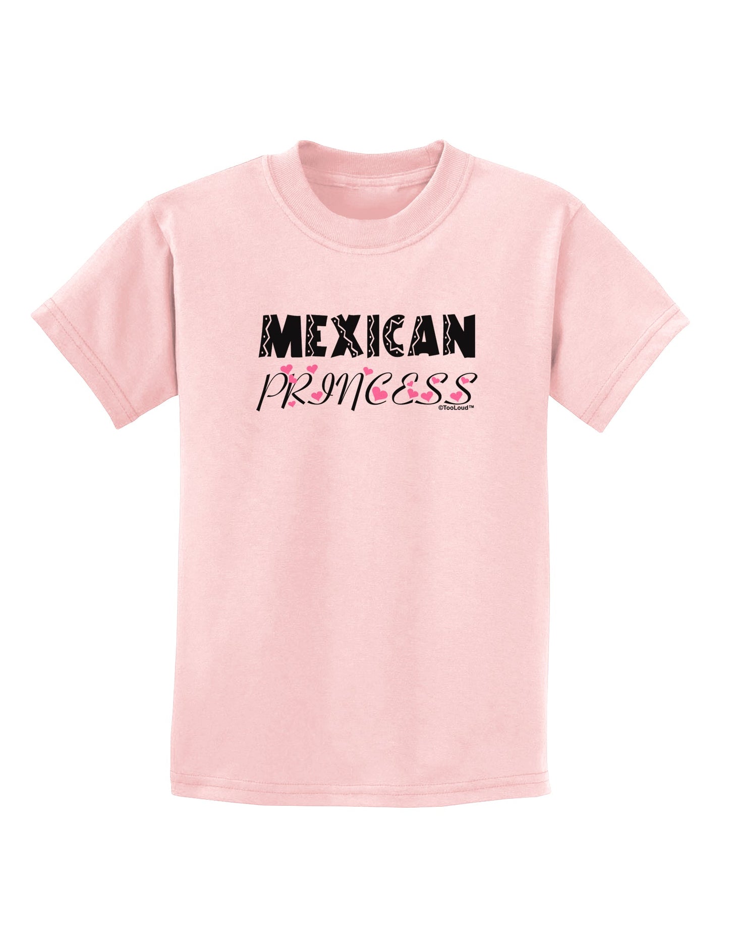 Mexican Princess - Cinco de Mayo Childrens T-Shirt by TooLoud-Childrens T-Shirt-TooLoud-PalePink-X-Small-Davson Sales
