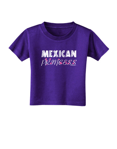 Mexican Princess - Cinco de Mayo Toddler T-Shirt Dark by TooLoud-Toddler T-Shirt-TooLoud-Purple-2T-Davson Sales