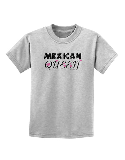 Mexican Queen - Cinco de Mayo Childrens T-Shirt-Childrens T-Shirt-TooLoud-AshGray-X-Small-Davson Sales