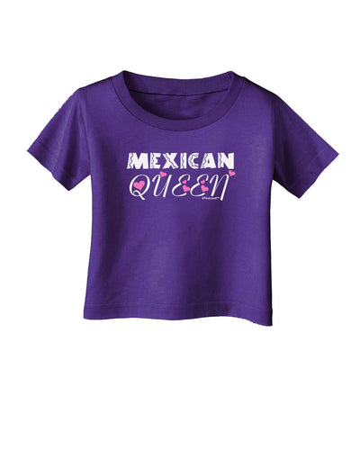 Mexican Queen - Cinco de Mayo Infant T-Shirt Dark-Infant T-Shirt-TooLoud-Purple-06-Months-Davson Sales