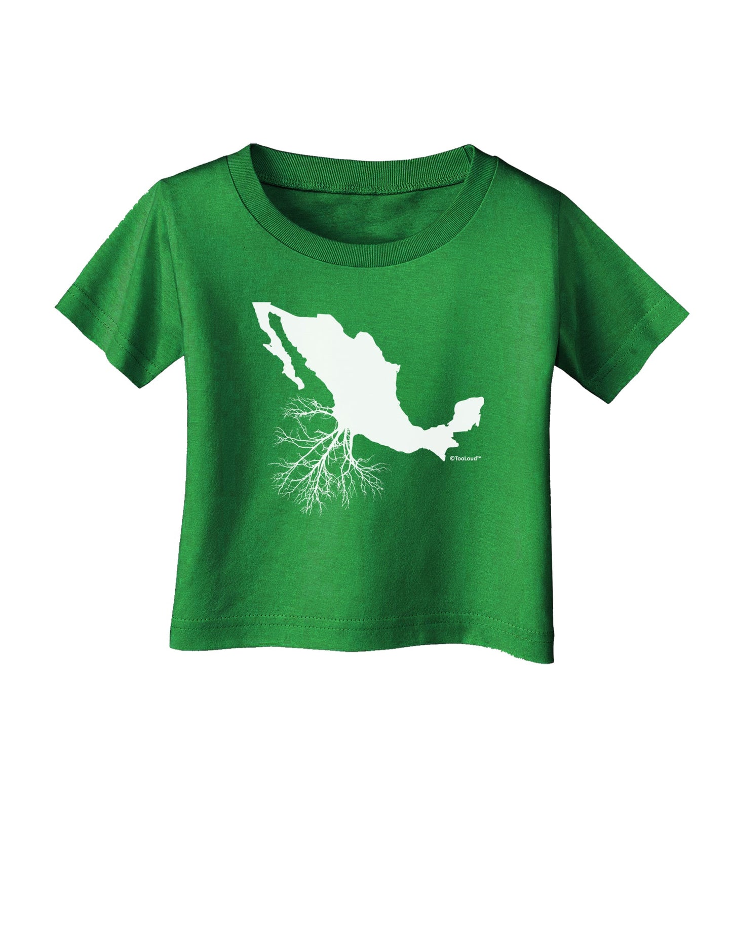 Mexican Roots Design Infant T-Shirt Dark by TooLoud-Infant T-Shirt-TooLoud-Clover-Green-06-Months-Davson Sales