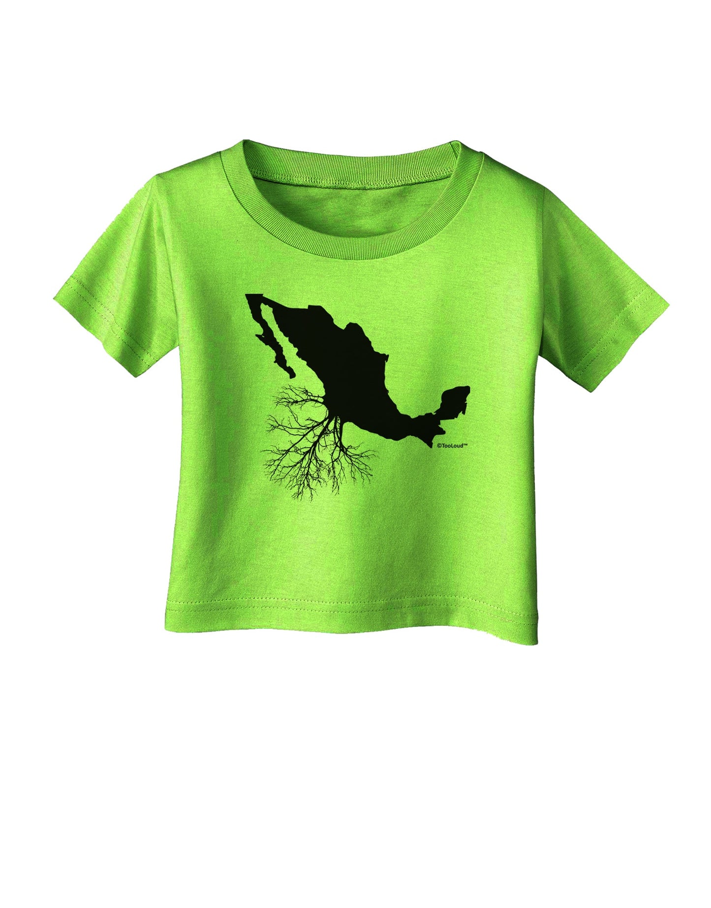 Mexican Roots Design Infant T-Shirt by TooLoud-Infant T-Shirt-TooLoud-Lime-Green-06-Months-Davson Sales