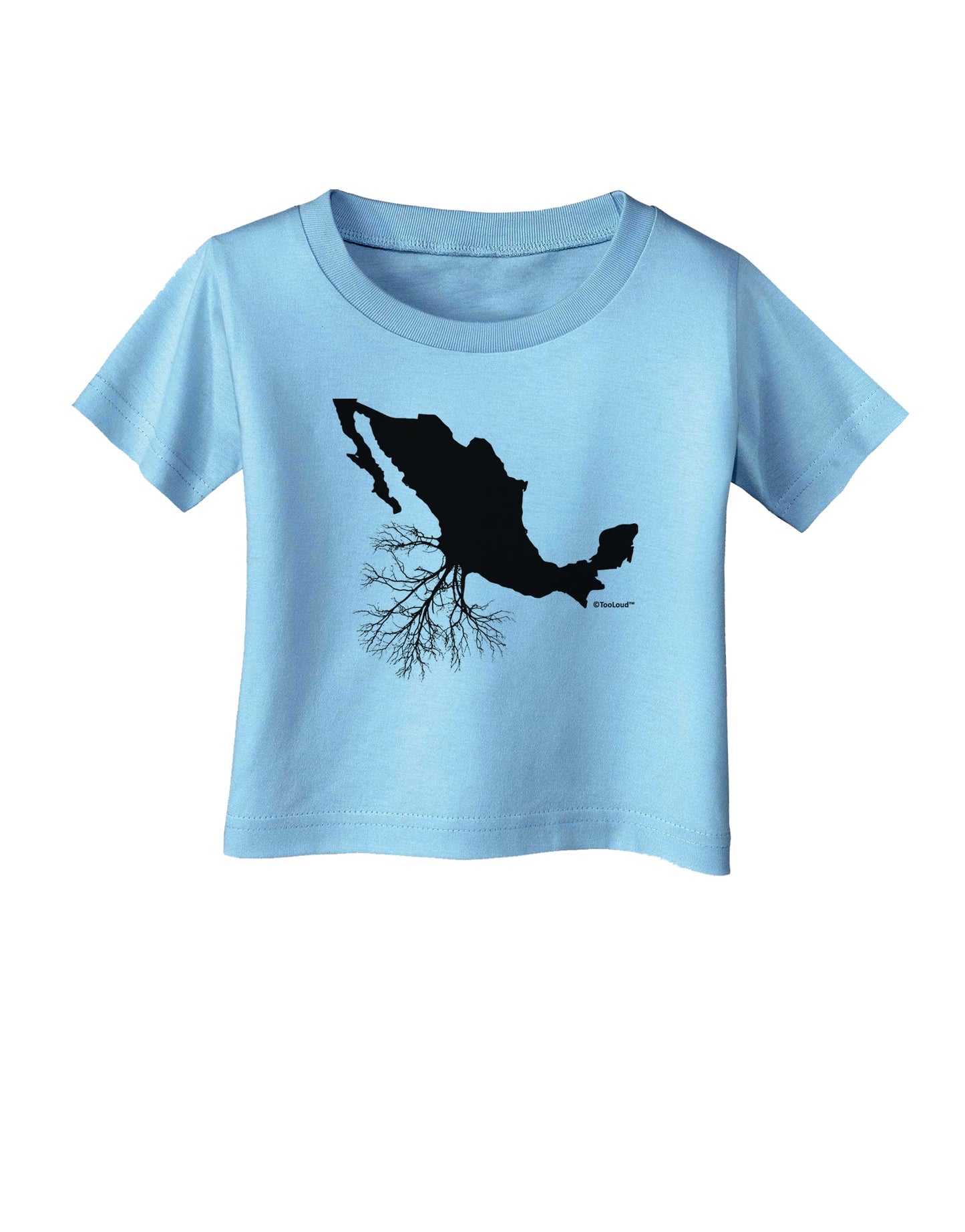 Mexican Roots Design Infant T-Shirt by TooLoud-Infant T-Shirt-TooLoud-Aquatic-Blue-06-Months-Davson Sales