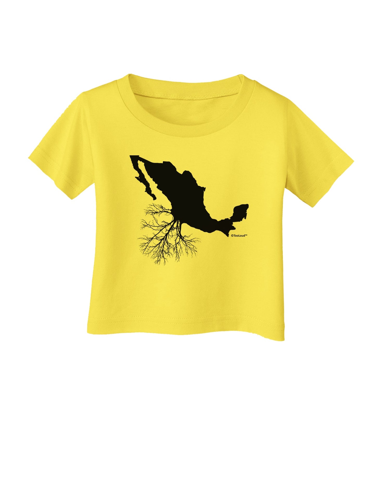 Mexican Roots Design Infant T-Shirt by TooLoud-Infant T-Shirt-TooLoud-Yellow-06-Months-Davson Sales