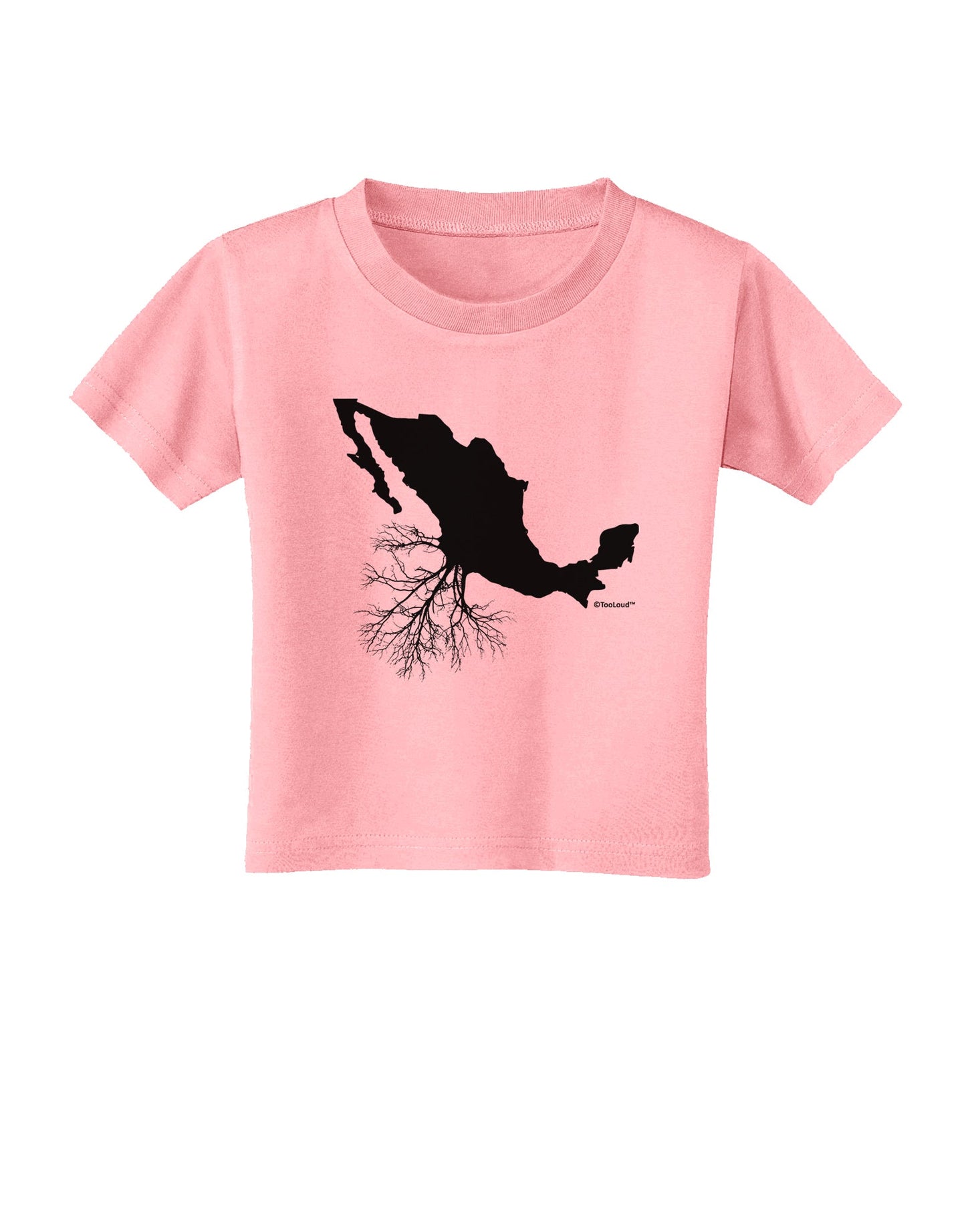 Mexican Roots Design Toddler T-Shirt by TooLoud-Toddler T-Shirt-TooLoud-Candy-Pink-2T-Davson Sales