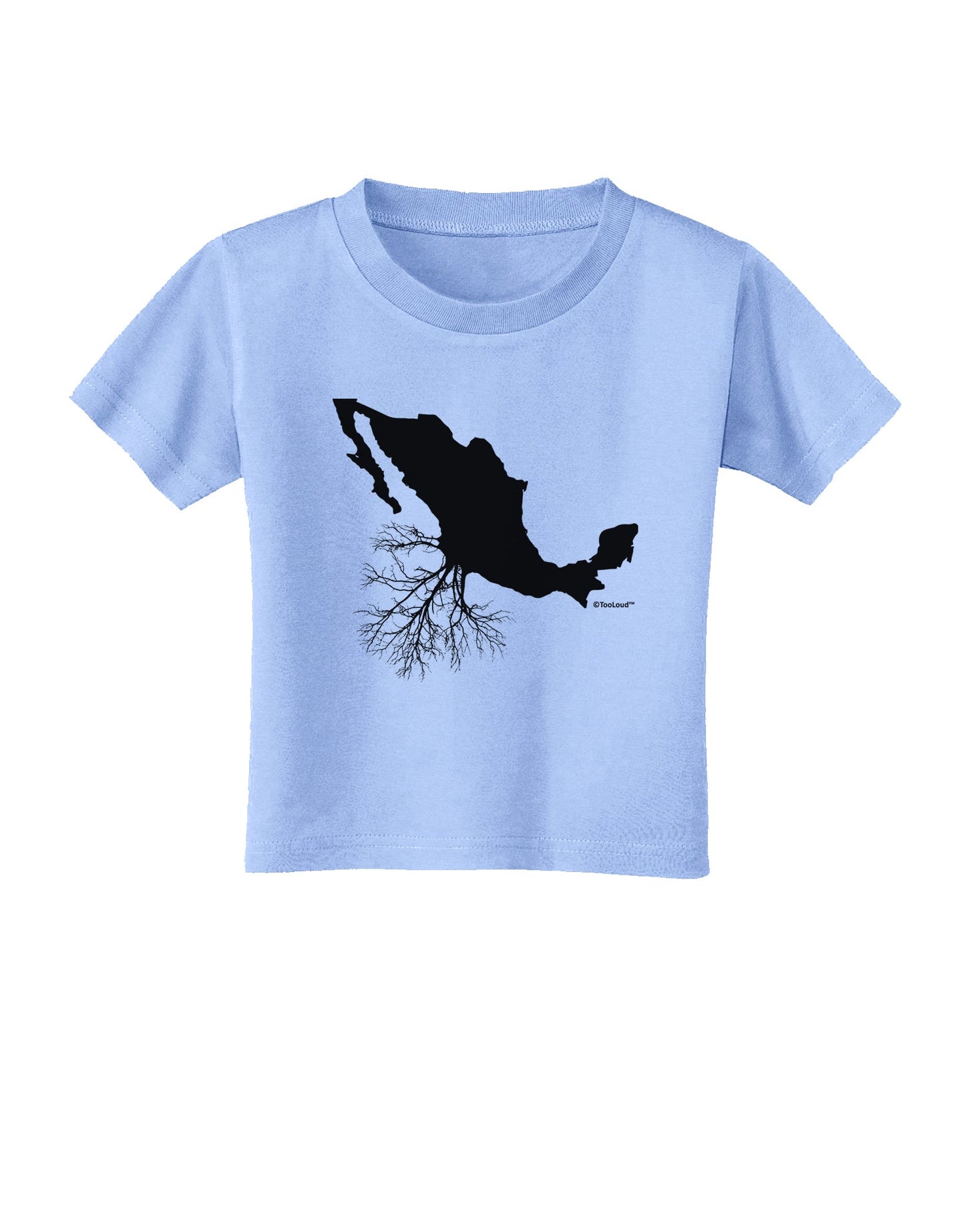 Mexican Roots Design Toddler T-Shirt by TooLoud-Toddler T-Shirt-TooLoud-Aquatic-Blue-2T-Davson Sales