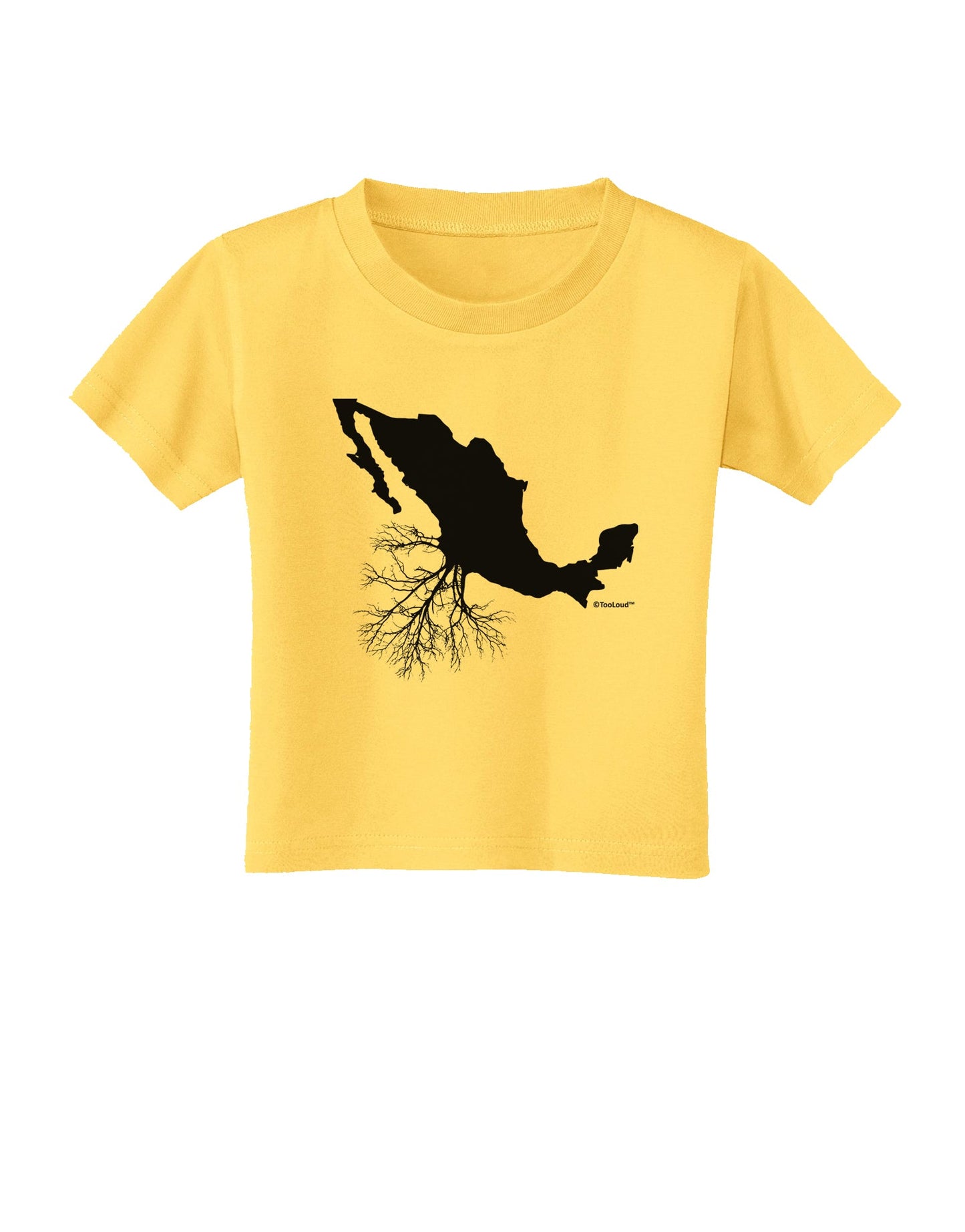Mexican Roots Design Toddler T-Shirt by TooLoud-Toddler T-Shirt-TooLoud-Yellow-2T-Davson Sales