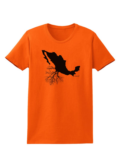 Mexican Roots Design Womens T-Shirt by TooLoud-Womens T-Shirt-TooLoud-Orange-X-Small-Davson Sales