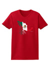 Mexican Roots - Mexico Outline Mexican Flag Womens Dark T-Shirt by TooLoud-Womens T-Shirt-TooLoud-Red-X-Small-Davson Sales