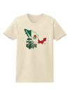 Mexican Roots - Mexico Outline Mexican Flag Womens T-Shirt by TooLoud-Womens T-Shirt-TooLoud-Natural-X-Small-Davson Sales