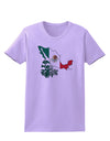 Mexican Roots - Mexico Outline Mexican Flag Womens T-Shirt by TooLoud-Womens T-Shirt-TooLoud-Lavender-X-Small-Davson Sales