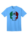 Mexican Skull Flag Adult T-Shirt - A Captivating Addition to Your Wardrobe-Mens T-shirts-TooLoud-Aquatic-Blue-Small-Davson Sales