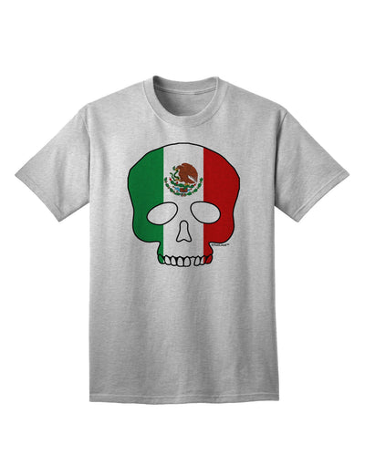 Mexican Skull Flag Adult T-Shirt - A Captivating Addition to Your Wardrobe-Mens T-shirts-TooLoud-AshGray-Small-Davson Sales