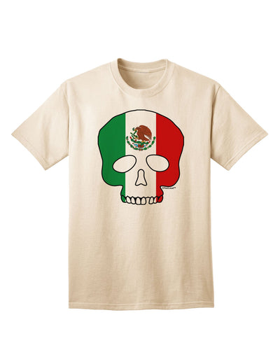 Mexican Skull Flag Adult T-Shirt - A Captivating Addition to Your Wardrobe-Mens T-shirts-TooLoud-Natural-Small-Davson Sales