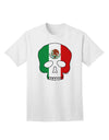 Mexican Skull Flag Adult T-Shirt - A Captivating Addition to Your Wardrobe-Mens T-shirts-TooLoud-White-Small-Davson Sales