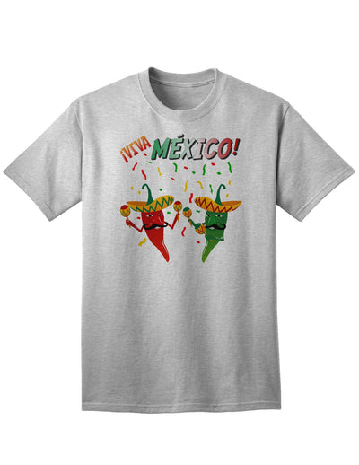 Mexican-inspired Chili Peppers Adult T-Shirt by Viva Mexco-Mens T-shirts-TooLoud-AshGray-Small-Davson Sales