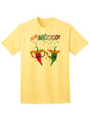 Mexican-inspired Chili Peppers Adult T-Shirt by Viva Mexco-Mens T-shirts-TooLoud-Yellow-Small-Davson Sales