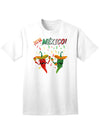 Mexican-inspired Chili Peppers Adult T-Shirt by Viva Mexco-Mens T-shirts-TooLoud-White-Small-Davson Sales