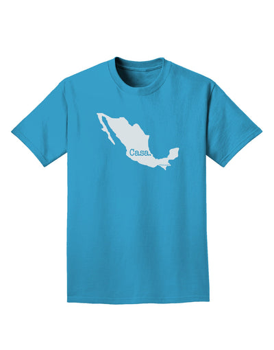 Mexico - Casa - Cinco De Mayo Adult Dark T-Shirt-Mens T-Shirt-TooLoud-Turquoise-Small-Davson Sales