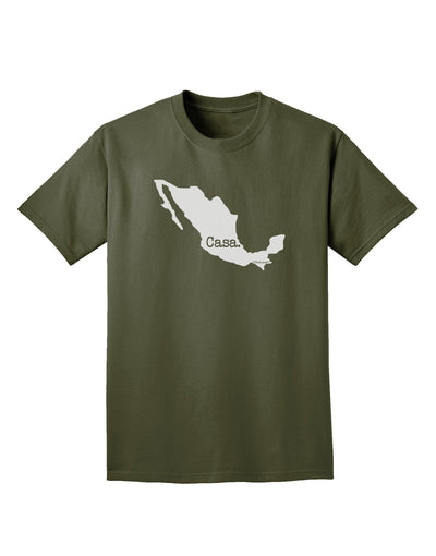 Mexico - Casa - Cinco De Mayo Adult Dark T-Shirt-Mens T-Shirt-TooLoud-Military-Green-Small-Davson Sales