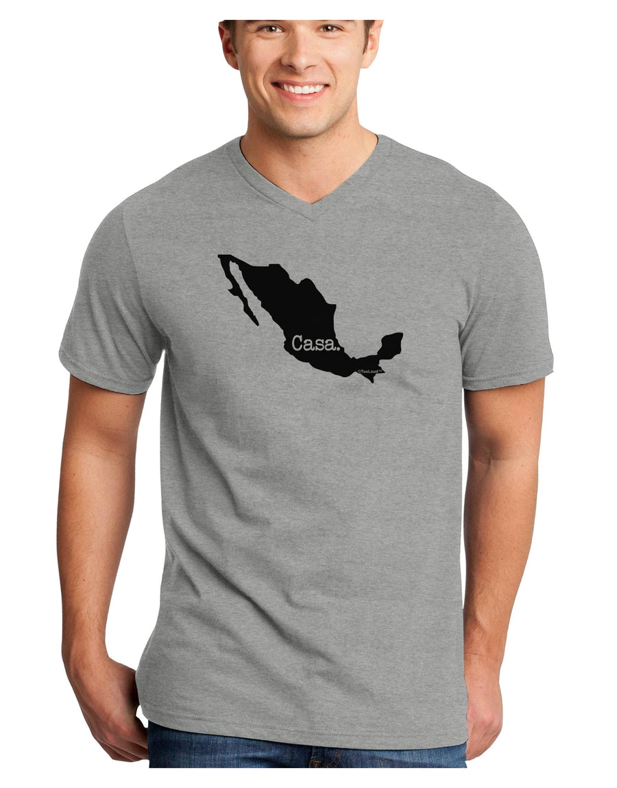 Mexico - Casa - Cinco De Mayo Adult V-Neck T-shirt-Mens V-Neck T-Shirt-TooLoud-White-Small-Davson Sales