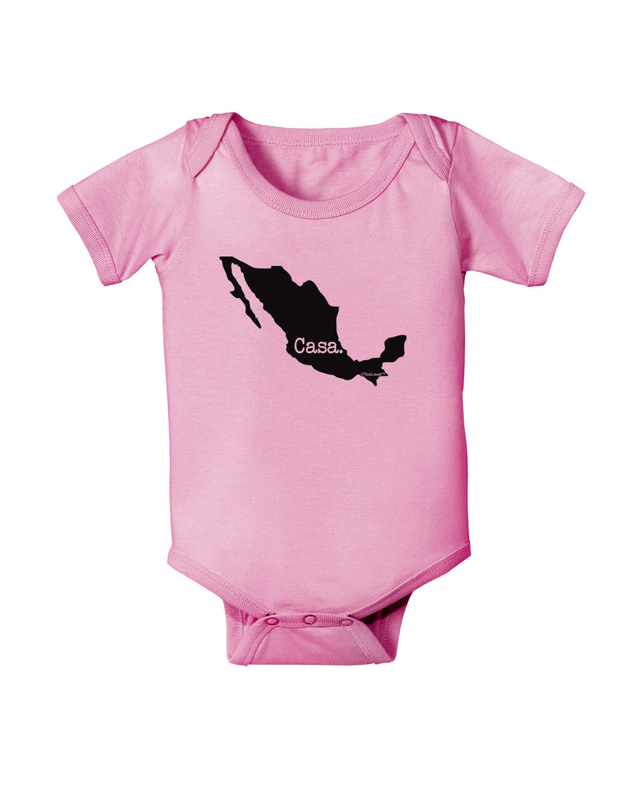 Mexico - Casa - Cinco De Mayo Baby Romper Bodysuit-Baby Romper-TooLoud-White-06-Months-Davson Sales