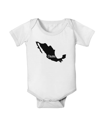 Mexico - Casa - Cinco De Mayo Baby Romper Bodysuit-Baby Romper-TooLoud-White-06-Months-Davson Sales