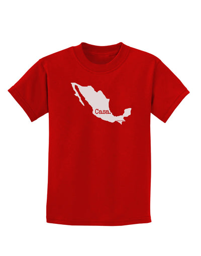 Mexico - Casa - Cinco De Mayo Childrens Dark T-Shirt-Childrens T-Shirt-TooLoud-Red-X-Small-Davson Sales