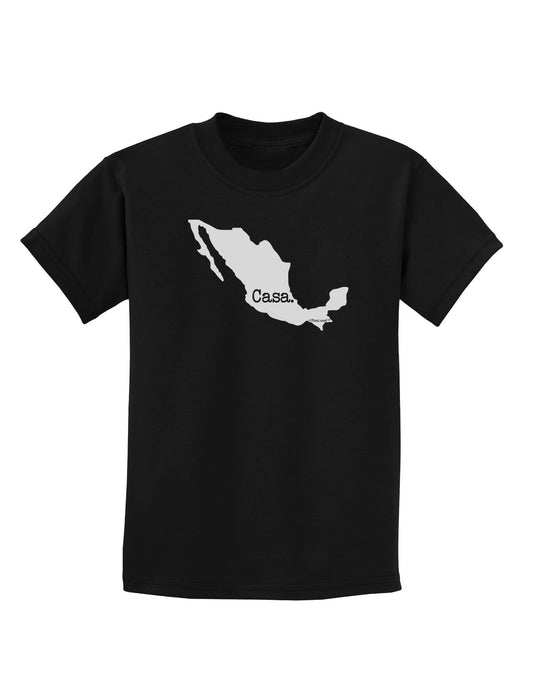 Mexico - Casa - Cinco De Mayo Childrens Dark T-Shirt-Childrens T-Shirt-TooLoud-Black-X-Small-Davson Sales