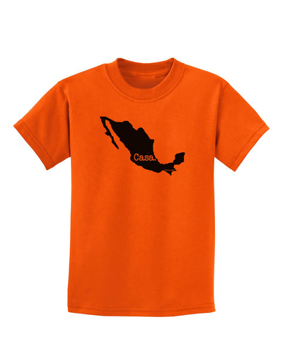 Mexico - Casa - Cinco De Mayo Childrens T-Shirt-Childrens T-Shirt-TooLoud-Orange-X-Small-Davson Sales