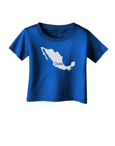 Mexico - Casa - Cinco De Mayo Infant T-Shirt Dark-Infant T-Shirt-TooLoud-Royal-Blue-06-Months-Davson Sales